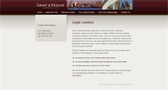 Desktop Screenshot of grantlawyers.com